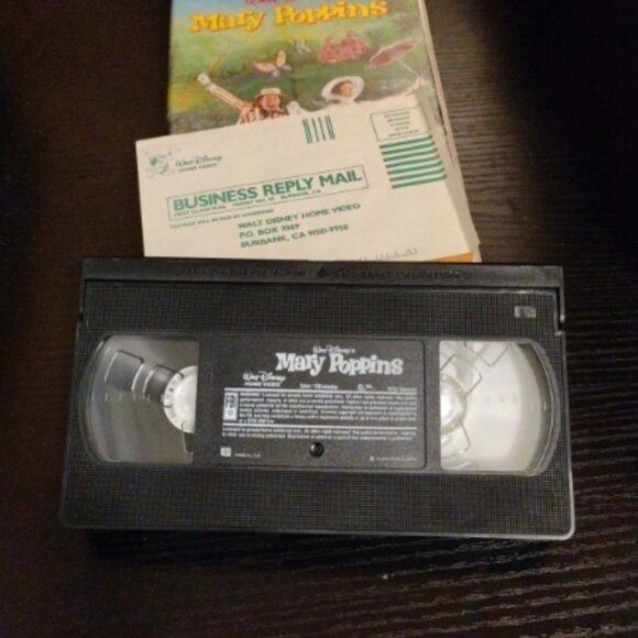 Walt Disney Mary Poppins VHS Movie Video - Picture 3 of 3
